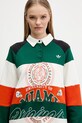 adidas Originals bluza bawełniana MIAMI LS CREW zielony KF2329