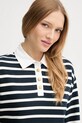 Tommy Hilfiger hanorac de bumbac bleumarin WW0WW47457