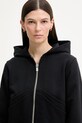 HELIOT EMIL bluza rozpinana z kapturem damska bawełniana czarny AW25.W.13.085.BLK01