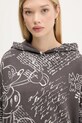 Desigual bluza bawełniana LETTERS MICKEY szary 25WWSK03