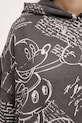 Памучен суичър Desigual LETTERS MICKEY 25WWSK03 сив