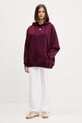 Кофта adidas Originals Os Hoodie Fl KW1900 бордо AW25