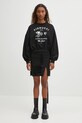 Fiorucci bluza bawełniana Cupid Love Club Print Cropped W02FPSCR269CJ05BK01 czarny