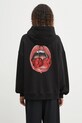 Bavlnená mikina Fiorucci Cherry Mouth Print Relaxed Fit bavlna čierna W02FPSHO092CJ05BK02