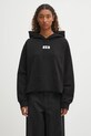 MM6 Maison Margiela bluza bawełniana x MM6 Wardro z kapturem czarny S52GU0234.M25025.900