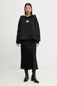 MM6 Maison Margiela bluza bawełniana S62GU0142.M25024.899 czarny AW25