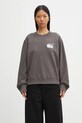 MM6 Maison Margiela bluza bawełniana bawełna szary S62GU0143.M25024.810