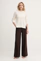Svetr z vlněné směsi Marella Emme by Marella 2525366011200 béžová AW25