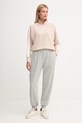 BOSS bluză lounge 50550718 bej AW25