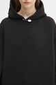 Kenzo bluza bawełniana Gots Oversize With Boke Pin czarny FF62HO4524MB