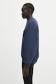 Anine Bing bluza bawełniana jaci A.08.11722 granatowy AW25