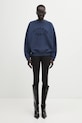 Anine Bing bluza bawełniana jaci A.08.11722 granatowy