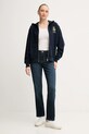 Tommy Hilfiger bluza bawełniana WW0WW46126 granatowy AW25