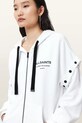 Odzież AllSaints bluza bawełniana OMNIUM W268JB biały