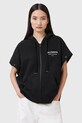 AllSaints bluza bawełniana OMNIUM W268JB czarny
