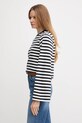 Barbour bluza bawełniana ROBYN granatowy LOL0642