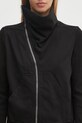 Rick Owens DRKSHDW bluza bawełniana Mountain czarny DS02E7239.RIG