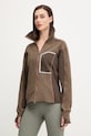 adidas by Stella McCartney bluza treningowa Climawam Running brązowy JM6049