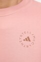 adidas by Stella McCartney bluza bawełniana JX6784 pomarańczowy