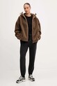 adidas by Stella McCartney bluza polarowa KA0646 brązowy AW25
