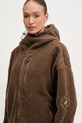 adidas by Stella McCartney bluza polarowa brązowy KA0646