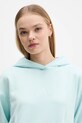 Βαμβακερή μπλούζα adidas All Szn French Terry τιρκουάζ JV7347