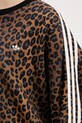 adidas Originals bluza bawełniana Leopard JW7303 brązowy