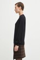 Fred Perry sweter bawełniany K1117 czarny AW25
