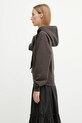 JW Anderson cotton sweatshirt Tied Bow JW0244.PG1719 brown AW25