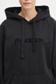 Бавовняна кофта JW Anderson Logo Embroidery чорний JW0231.PG1632