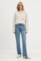 Karl Lagerfeld Jeans bluza A4W20003 beżowy AW25