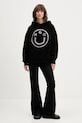 Hugo Blue bluza bawełniana 50550709 czarny AW25