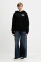 HUGO hanorac de bumbac 50554966 negru AW25