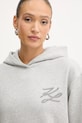 Mikina Karl Lagerfeld sivá A4W20031