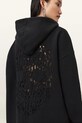 AllSaints hanorac de bumbac CRANEO W064JD negru AW25