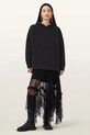 AllSaints hanorac de bumbac CRANEO W064JD negru