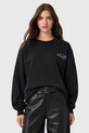 Βαμβακερή μπλούζα AllSaints REEL μαύρο W020JD