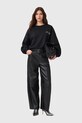 Βαμβακερή μπλούζα AllSaints REEL W020JD μαύρο