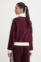 Odzież adidas Originals bluza welurowa Velour KS0400 bordowy