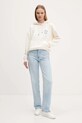 Dukserica Guess Jeans W5BQ24.KC811 bež AW25