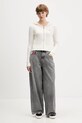 Ζακέτα με μείγμα μετάξι Guess Jeans W5BR04.Z3HO2 μπεζ AW25