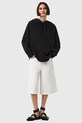 Ρούχα Βαμβακερή μπλούζα AllSaints ETTI W054JD μαύρο