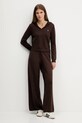 Juicy Couture sweter JCGAS225016 brązowy AW25