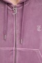 Кофта из велюра Juicy Couture JCWAS225306 фиолетовой