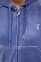 Juicy Couture bluza welurowa JCWAS225306 fioletowy