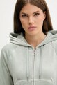 Velurová mikina Juicy Couture šedá JCWAS225306