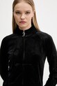 Juicy Couture bluza welurowa JCWCT225308 czarny AW25