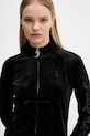 Juicy Couture bluză din velur negru JCWCT225308
