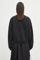 Odjeća Pamučna dukserica Martine Rose Shrunken Zip Up Crew 670JS01002CW crna