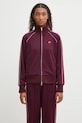 Wales Bonner bluza Mantra Track Top aplikacja bordowy WA25JE01.JE10.350
